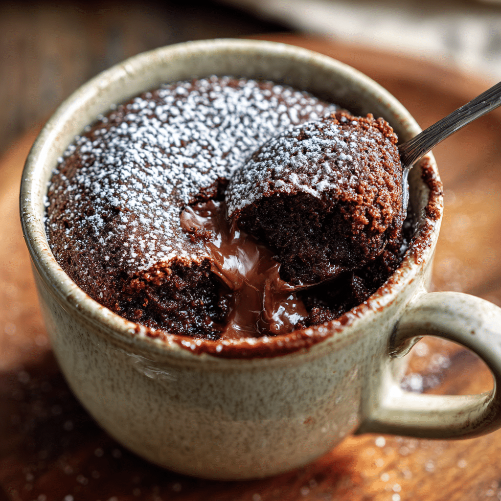 Nutella Mug Cake Recipe - Recipe Image