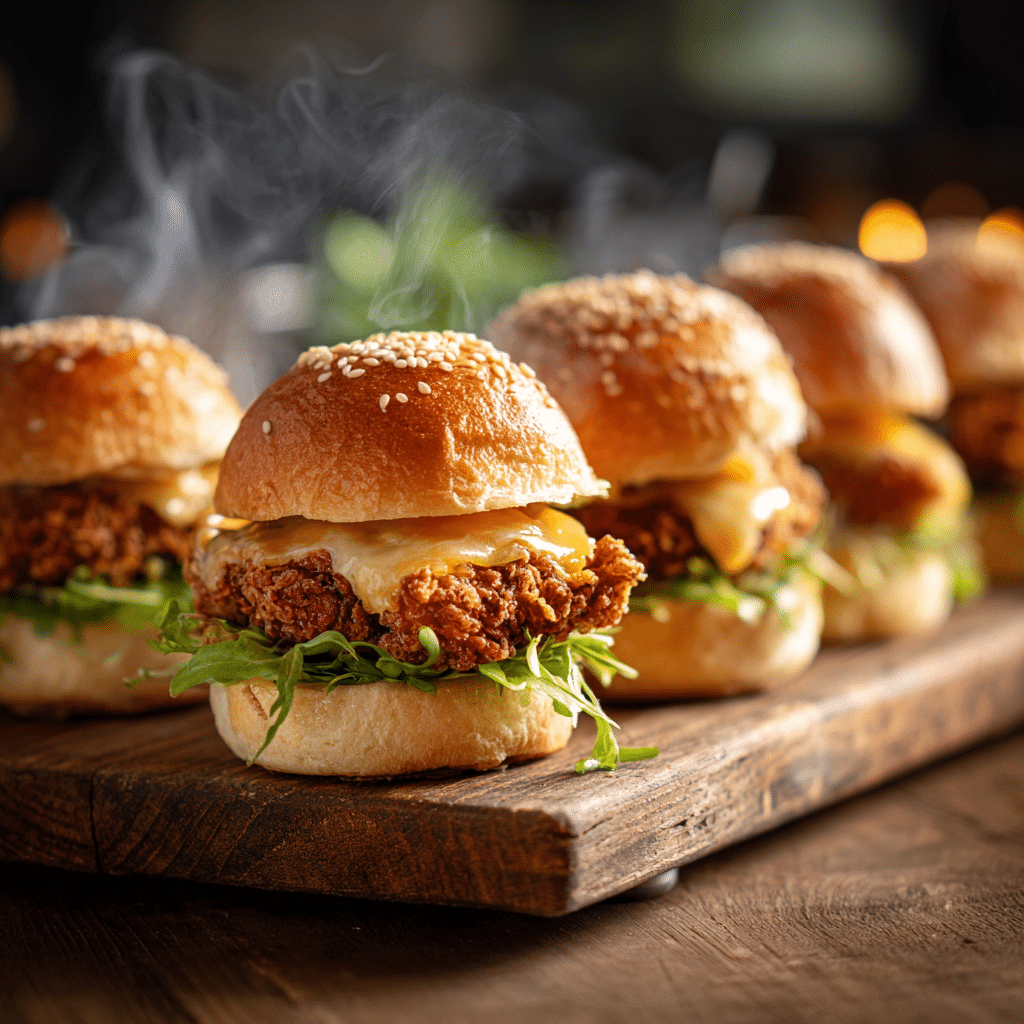 Crispy Chicken Sliders Recipe - Recipe Image