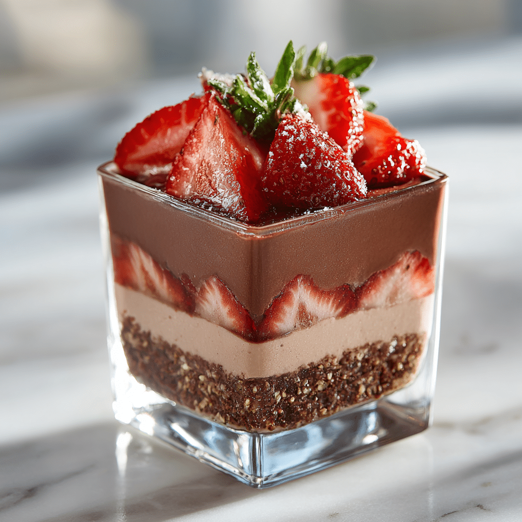 Chocolate Strawberry Parfait Recipe - Recipe Image