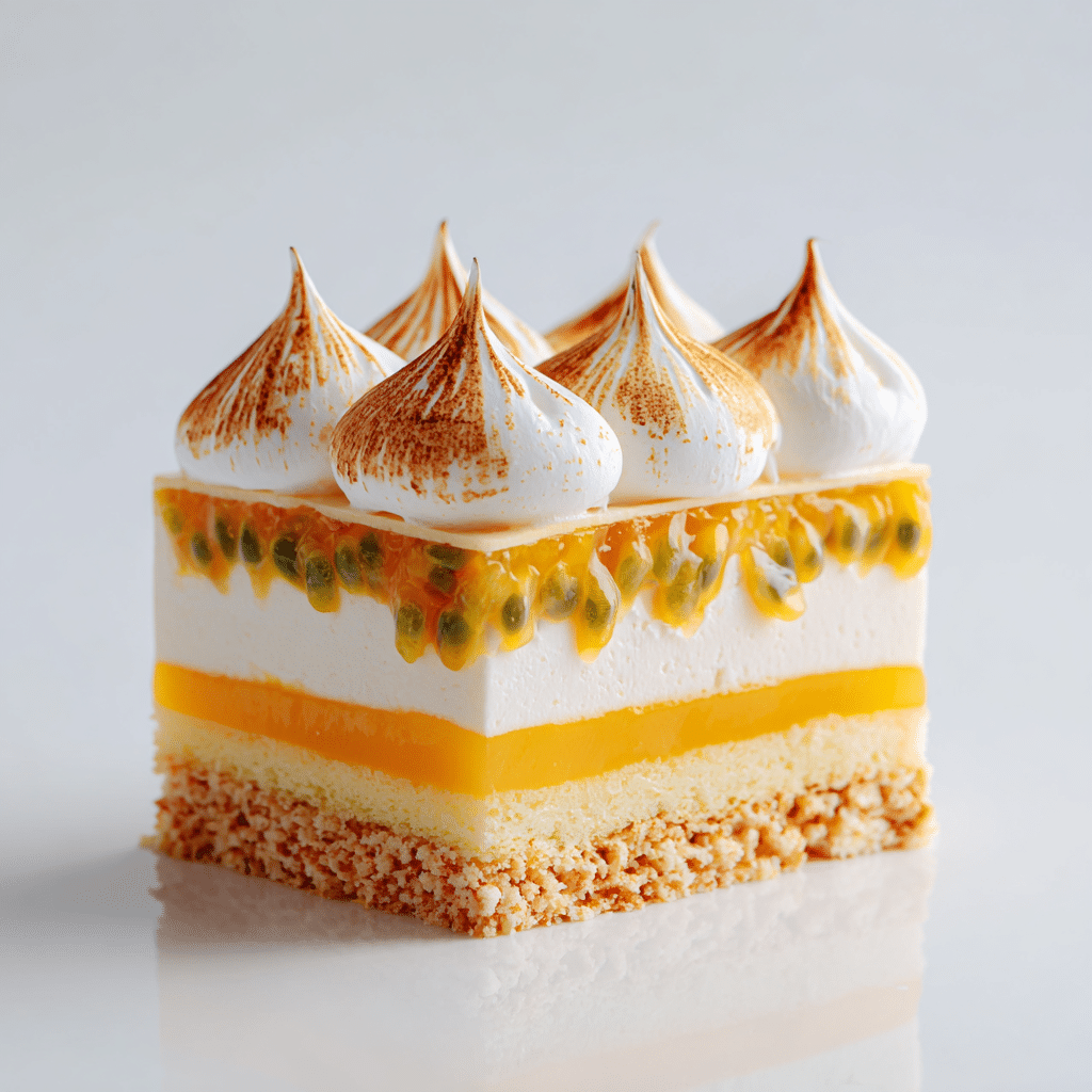Passion Fruit Meringue Cake Recipe - Recipe Image