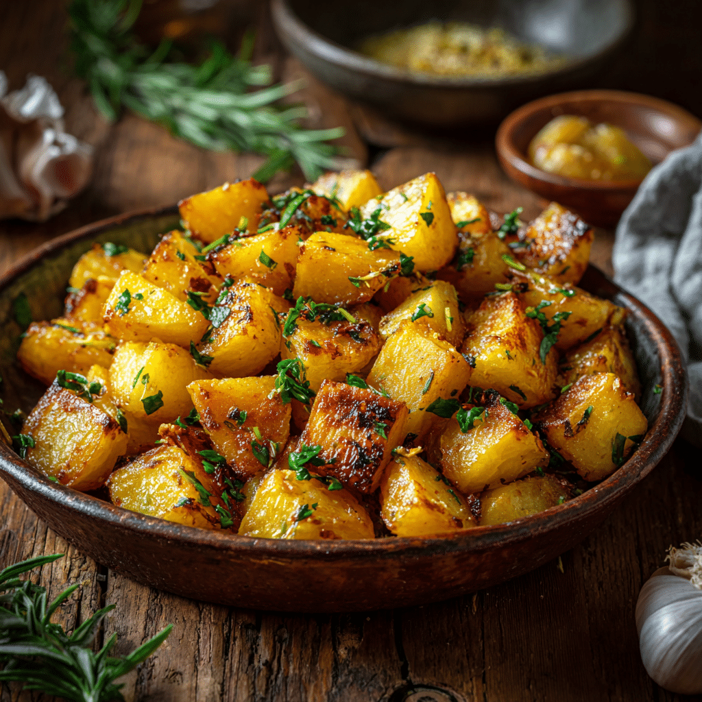 Roasted Garlic & Herb Potatoes Recipe - Recipe Image