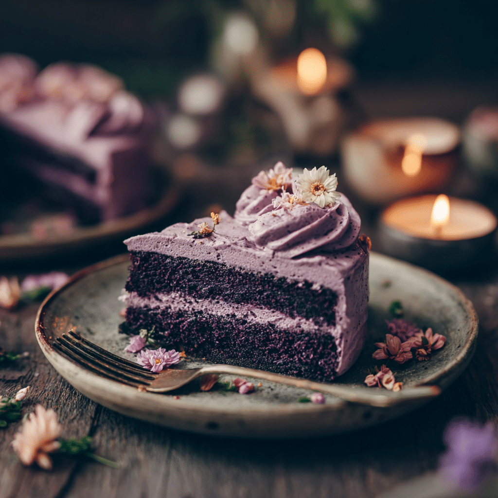 Purple Sweet Potato Cloud Cake Recipe - Recipe Image