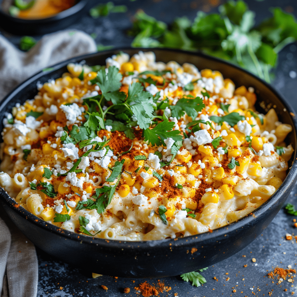 Slow Cooker Mexican Street Corn Mac and Cheese Recipe - Recipe Image