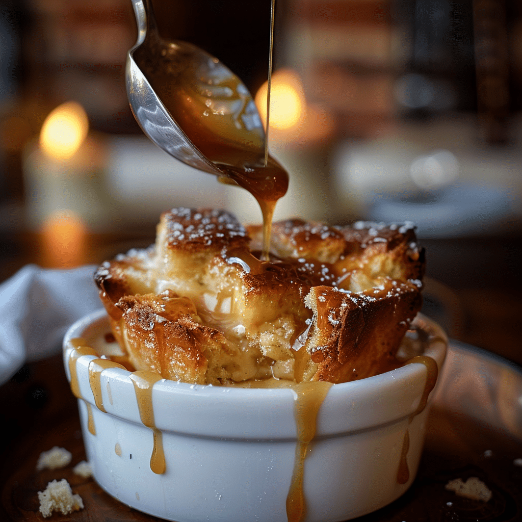 Slow Cooker Vanilla Caramel Bread Pudding Recipe - Recipe Image