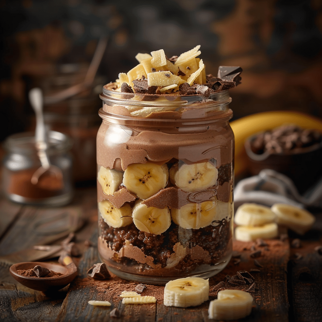 Slow Cooker Chocolate Banana Pudding Recipe - Recipe Image