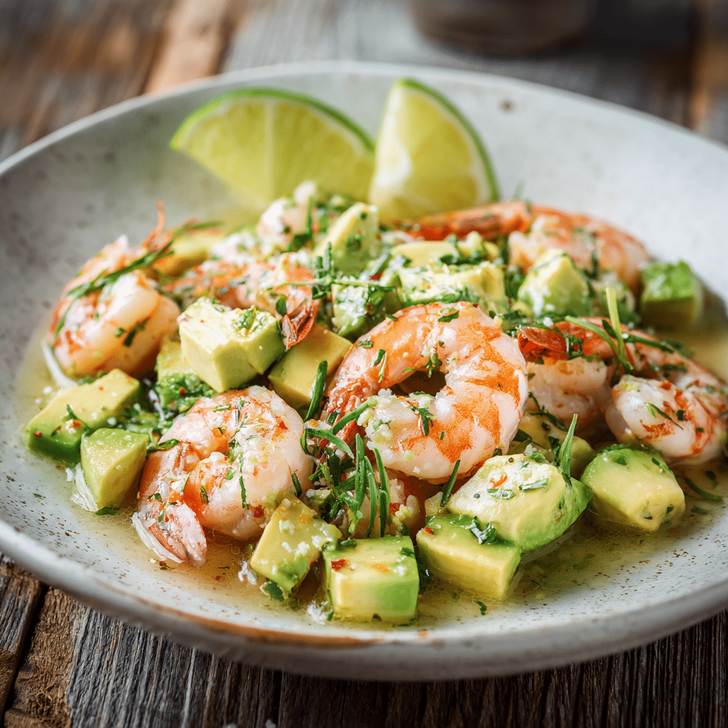 Shrimp Avocado Lime Salad Recipe - Recipe Image