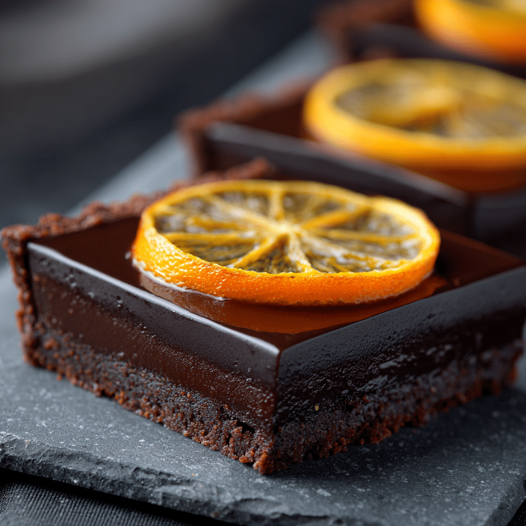 Dark Chocolate Orange Tart Recipe - Recipe Image