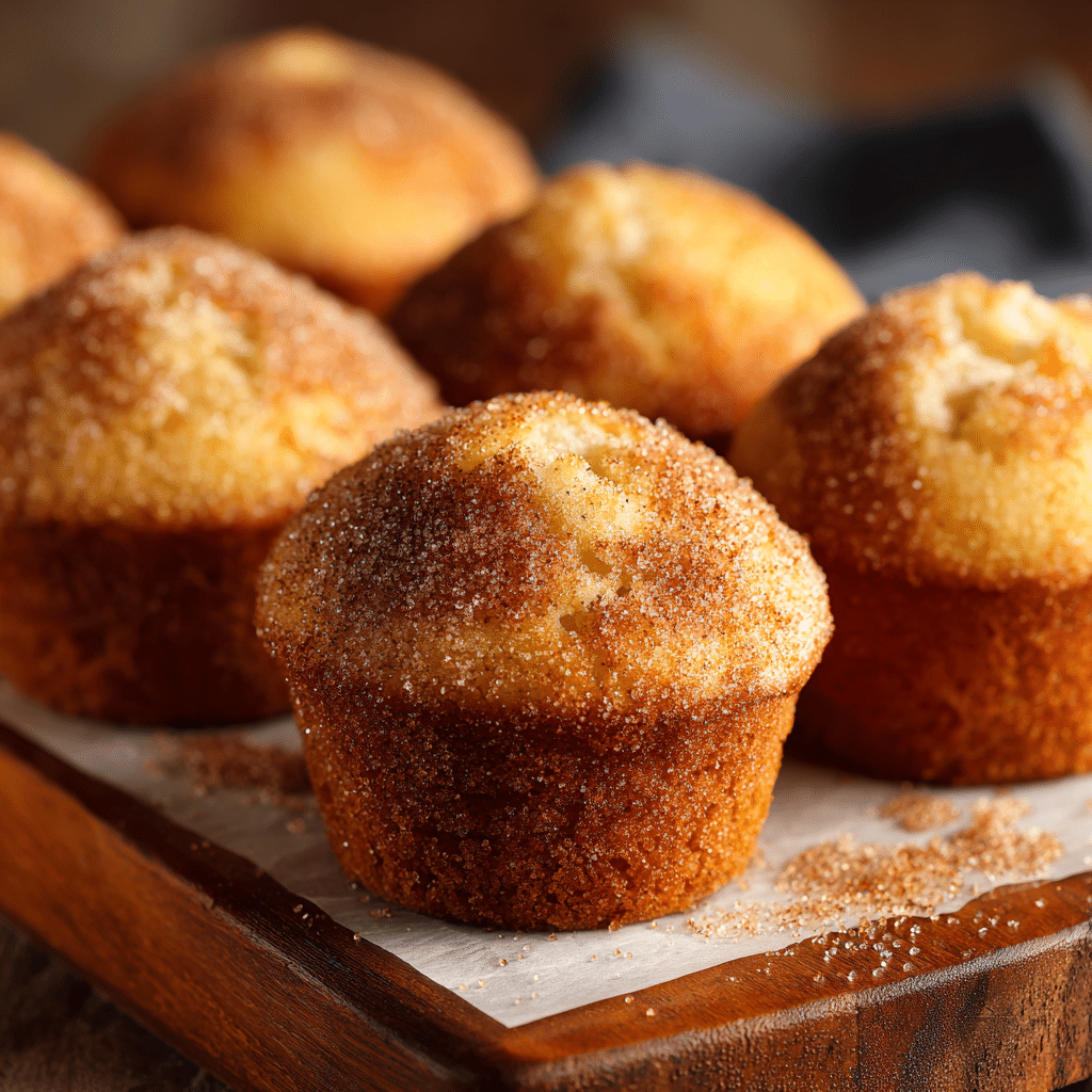 Cinnamon Sugar Donut Muffins Recipe - Recipe Image