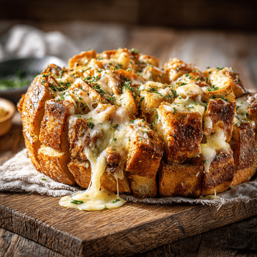 Cheesy Pull-Apart Bread Recipe - Recipe Image