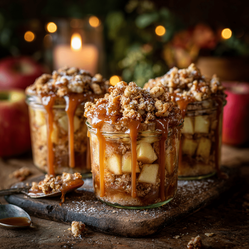 Caramel Apple Pie Jars Recipe - Recipe Image