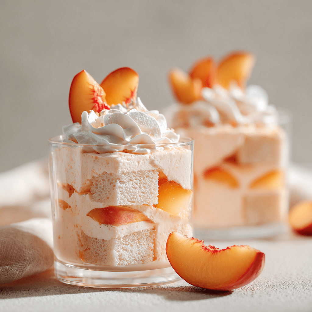 Peach Mousse Trifle Recipe - Recipe Image