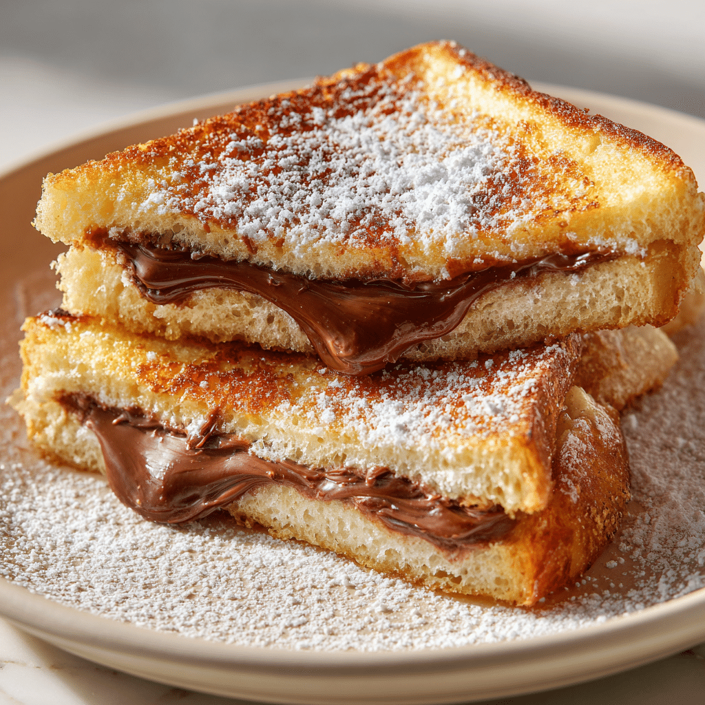 Nutella Toast Pie Recipe - Recipe Image