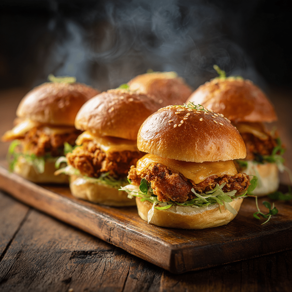Crispy Chicken Sliders Recipe - Recipe Image