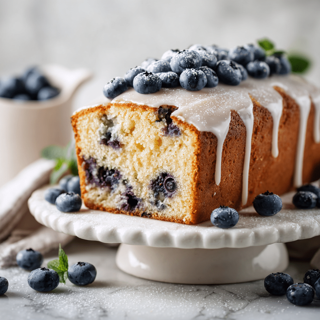 Blueberry Yogurt Cake Recipe - Recipe Image