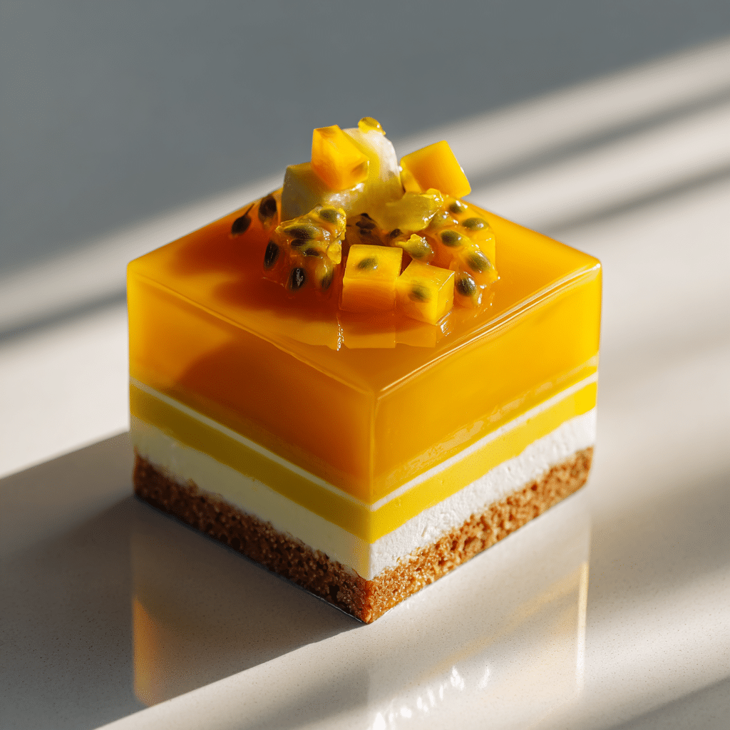 Tropical Fruit Mousse Cake Recipe - Recipe Image