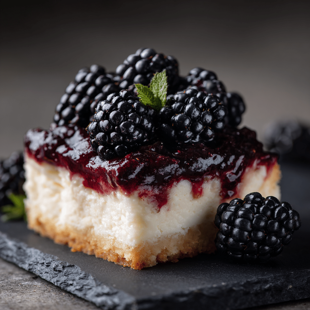 Blackberry Cream Cheese Cake Recipe - Recipe Image
