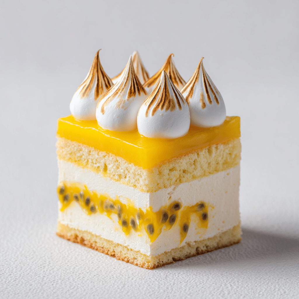 Passion Fruit Meringue Cake Recipe - Recipe Image