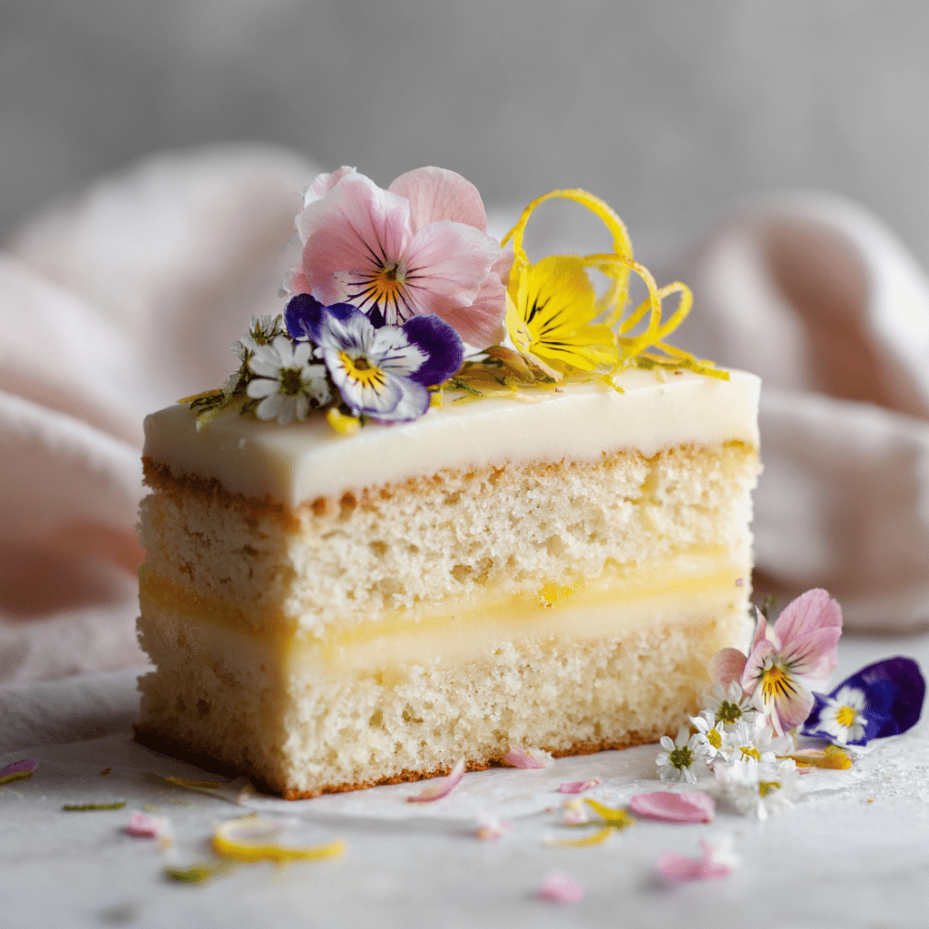 Lemon Elderflower Spring Cake Recipe - Recipe Image