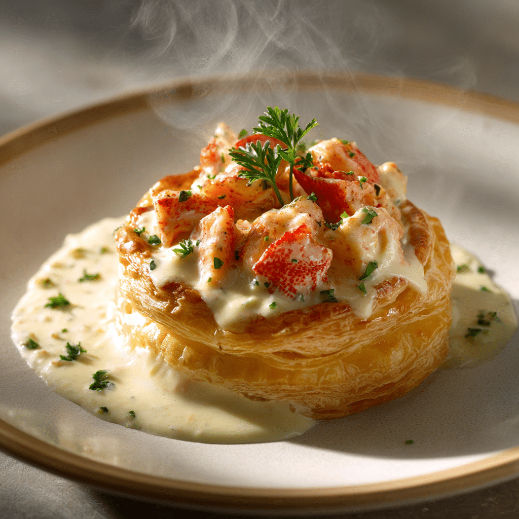 Lobster & Saffron Cream Vol-au-Vent Recipe - Recipe Image