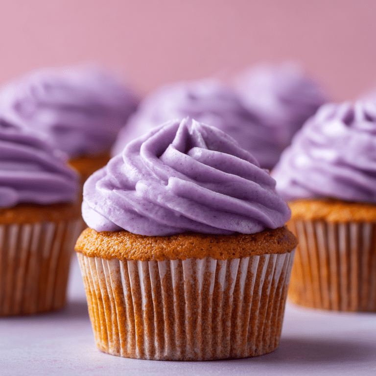 Purple Sweet Potato Cupcakes Recipe