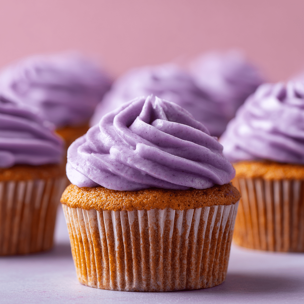 Purple Sweet Potato Cupcakes Recipe