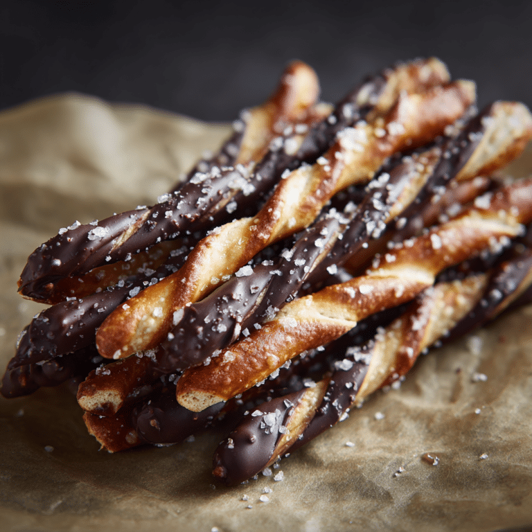 Chocolate Salted Pretzel Twists: A Sweet and Savory Treat Recipe