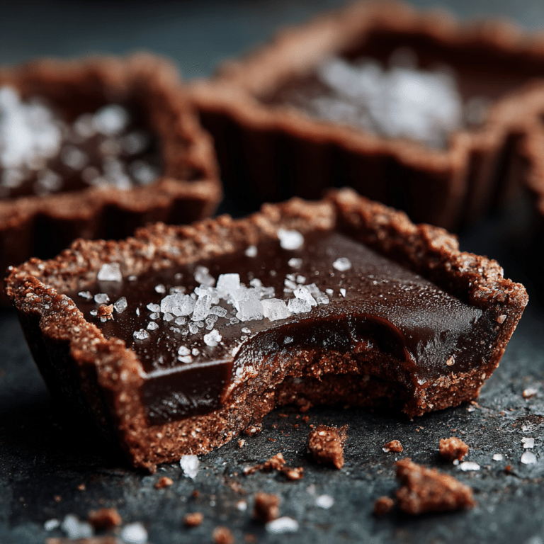 Decadent Chocolate Rye Tartlets Recipe