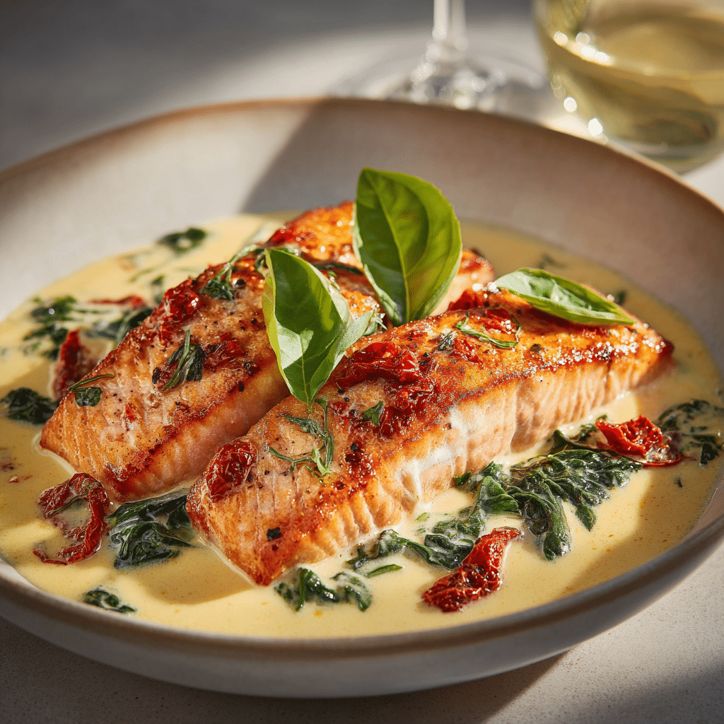 Creamy Tuscan Salmon Recipe