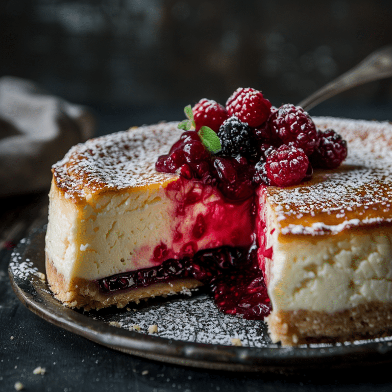 Easy Homemade New York cheesecake Recipe