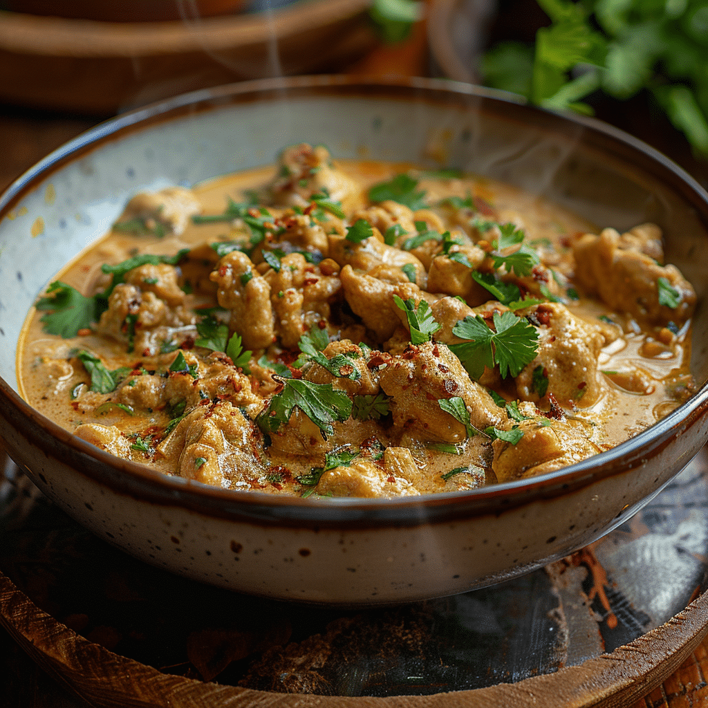 Easy Homemade Nutty Chicken Curry Recipe