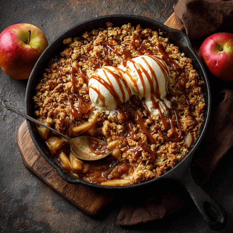Caramel Apple Crumble Recipe