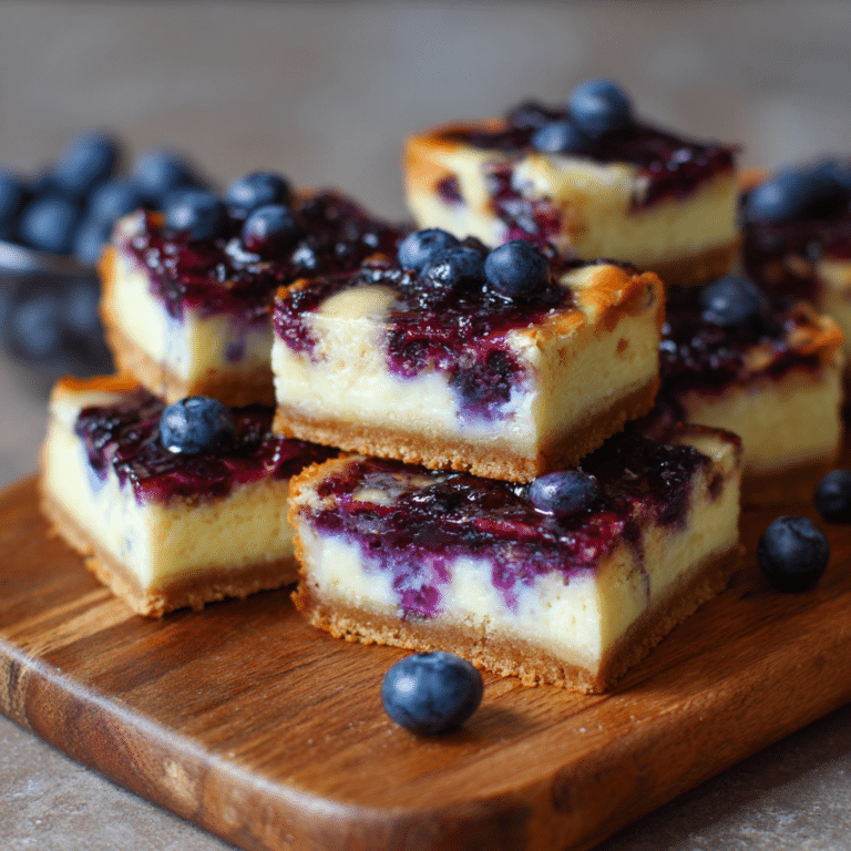 Blueberry Cheesecake Bars Recipe