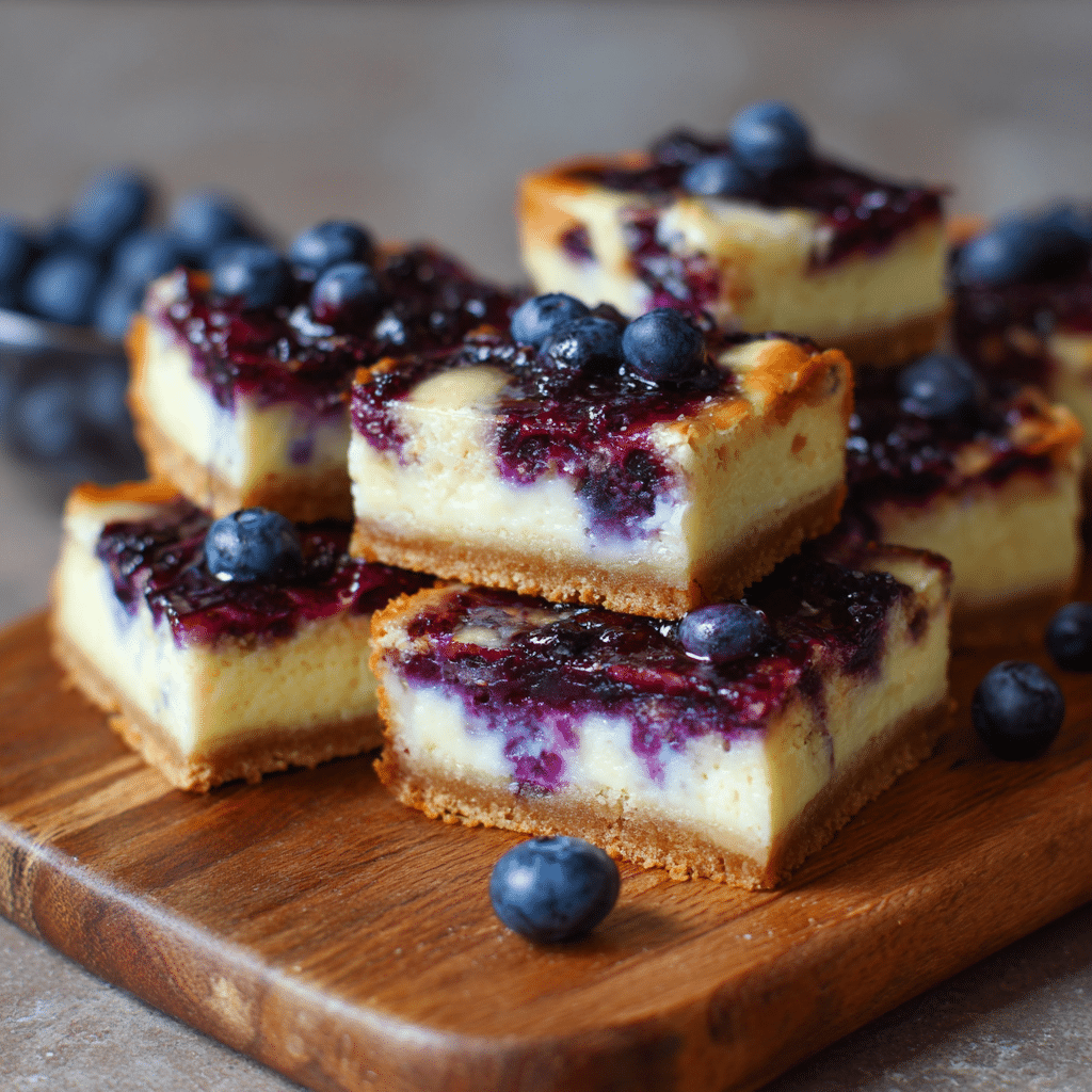Blueberry Cheesecake Bars Recipe