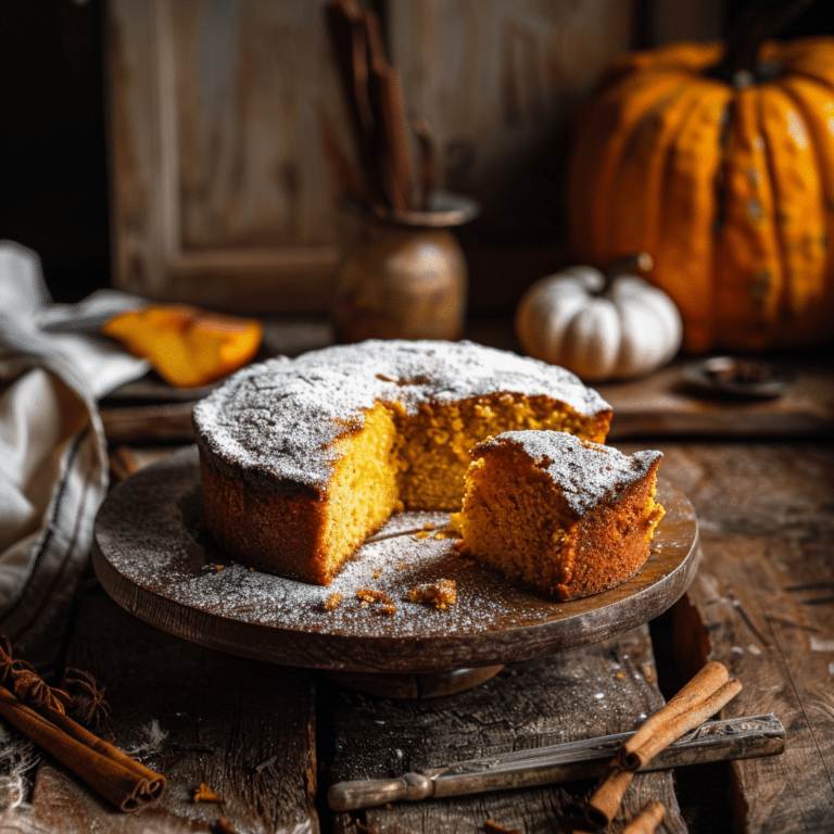 Pumpkin Spice Tea Cake Recipe