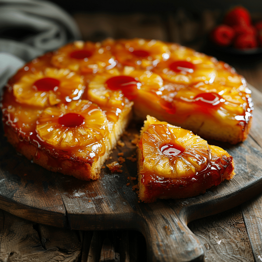 Coconut Pineapple Upside Down Cake Recipe