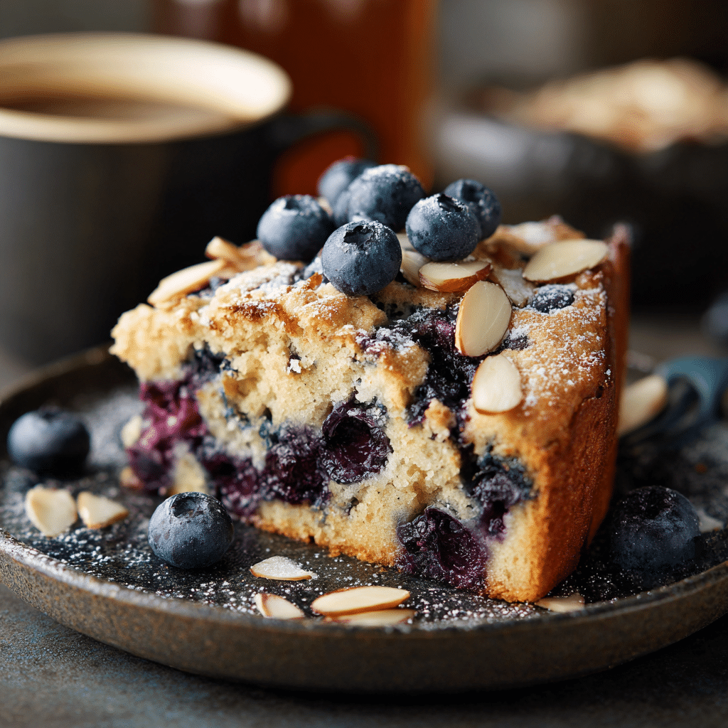 Blueberry Almond Breakfast Cake Recipe