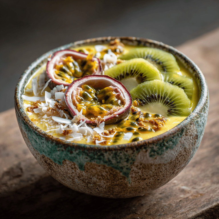 Tropical Fruit Smoothie Bowl Recipe