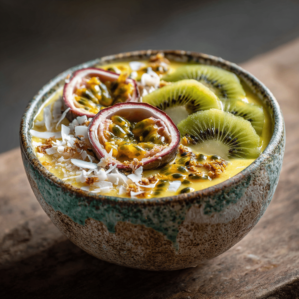Tropical Fruit Smoothie Bowl Recipe