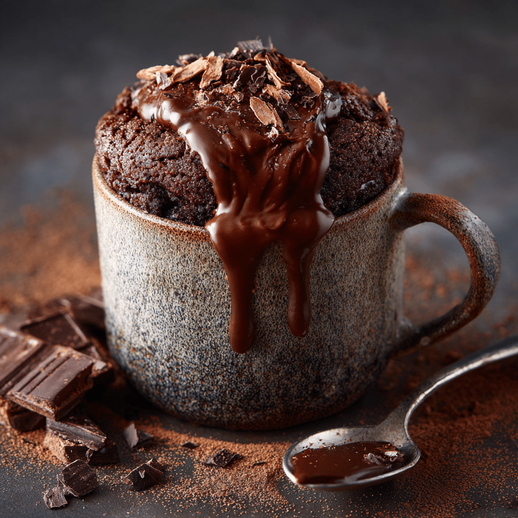 Chocolate Mug Cake Recipe - Recipe Image
