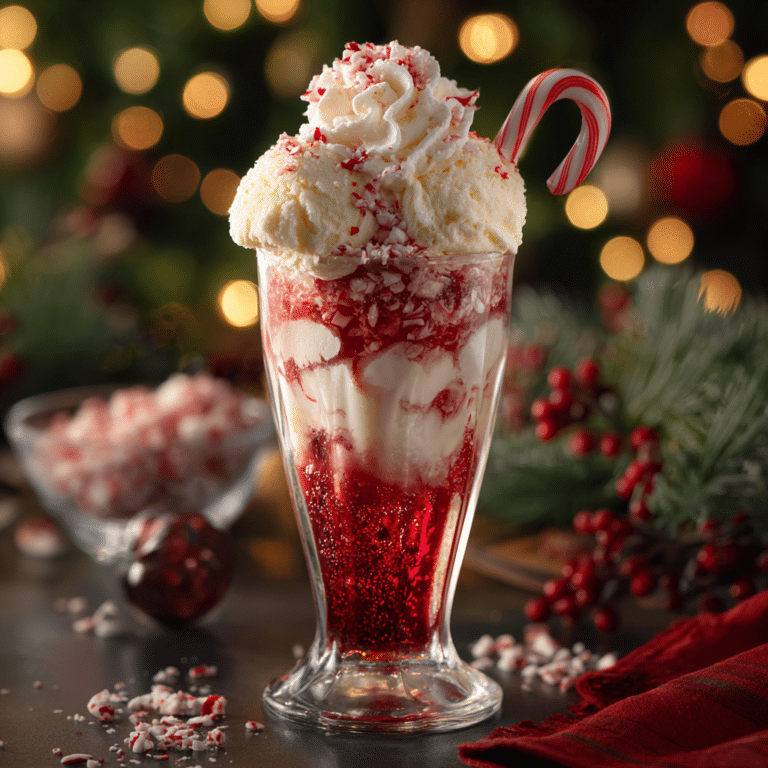 Festive Peppermint Christmas Float: A Magical Holiday Sip Recipe