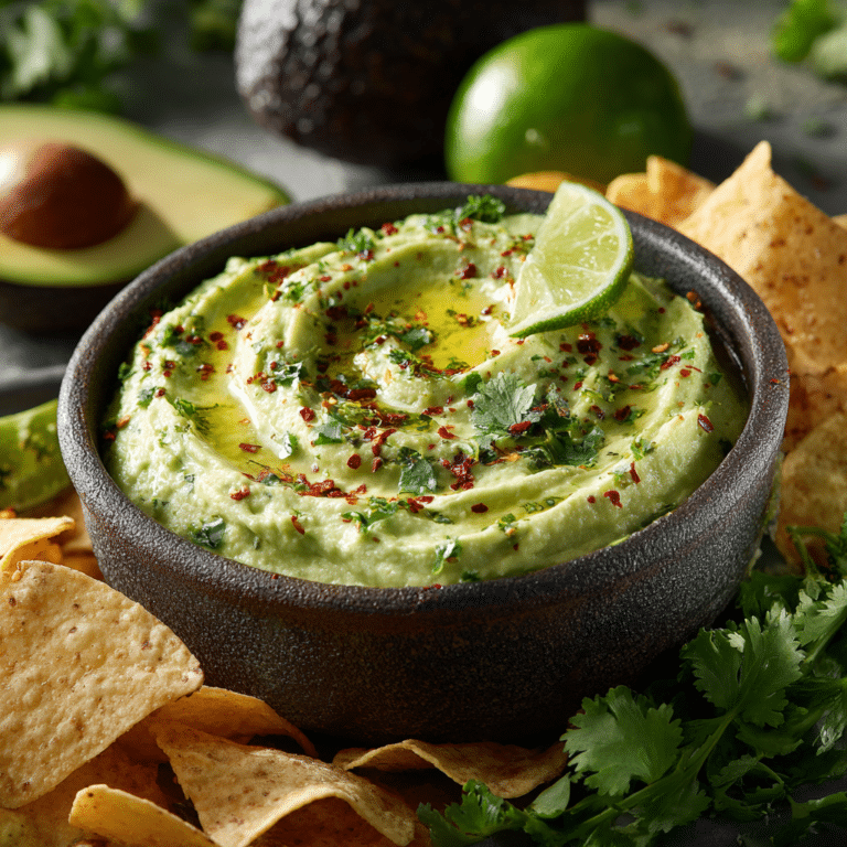 Creamy Avocado Lime Dip Recipe