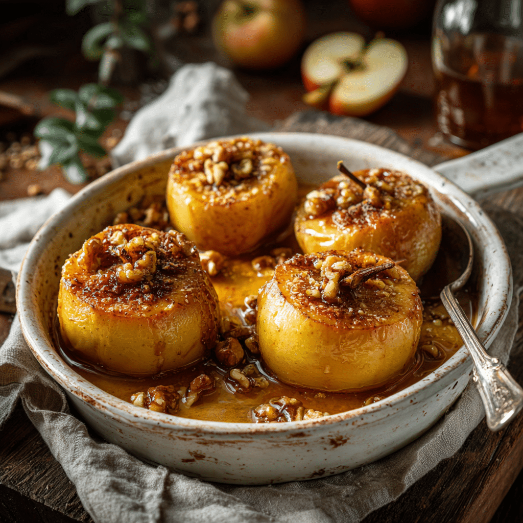 Honey Cinnamon Baked Apples Recipe