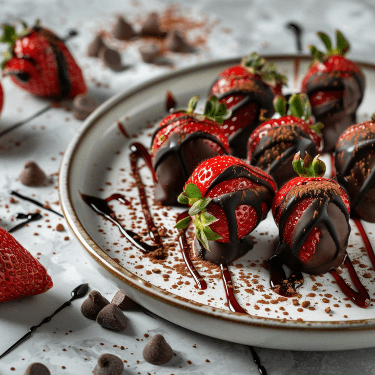 Chocolate Strawberry Dessert Recipe