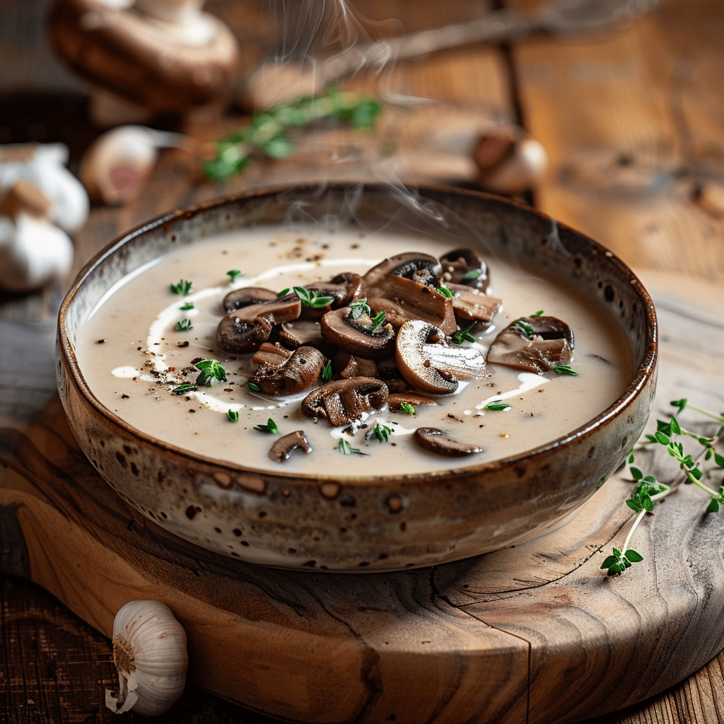 Creamy Mushroom Soup Recipe