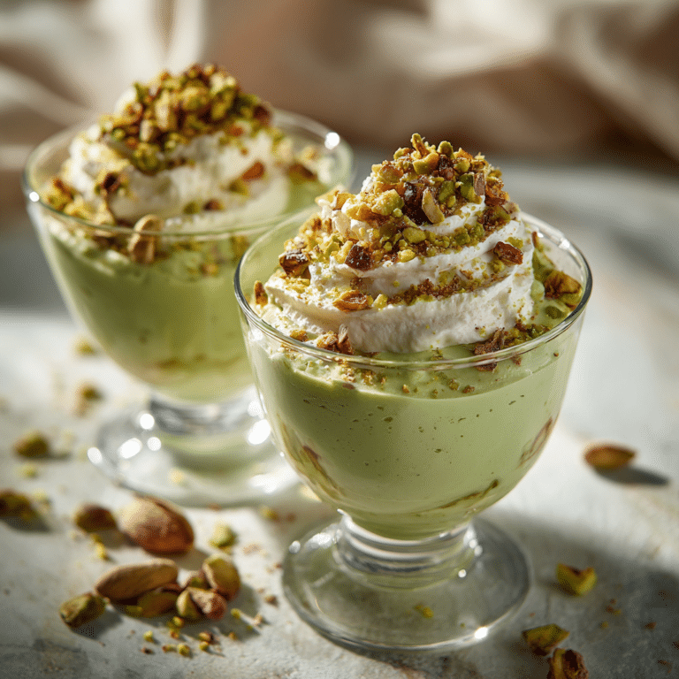 Pistachio Cream Dessert Cups Recipe