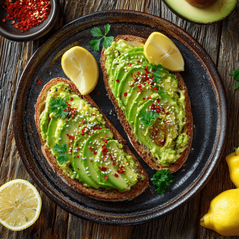 Creamy Avocado Toast Recipe
