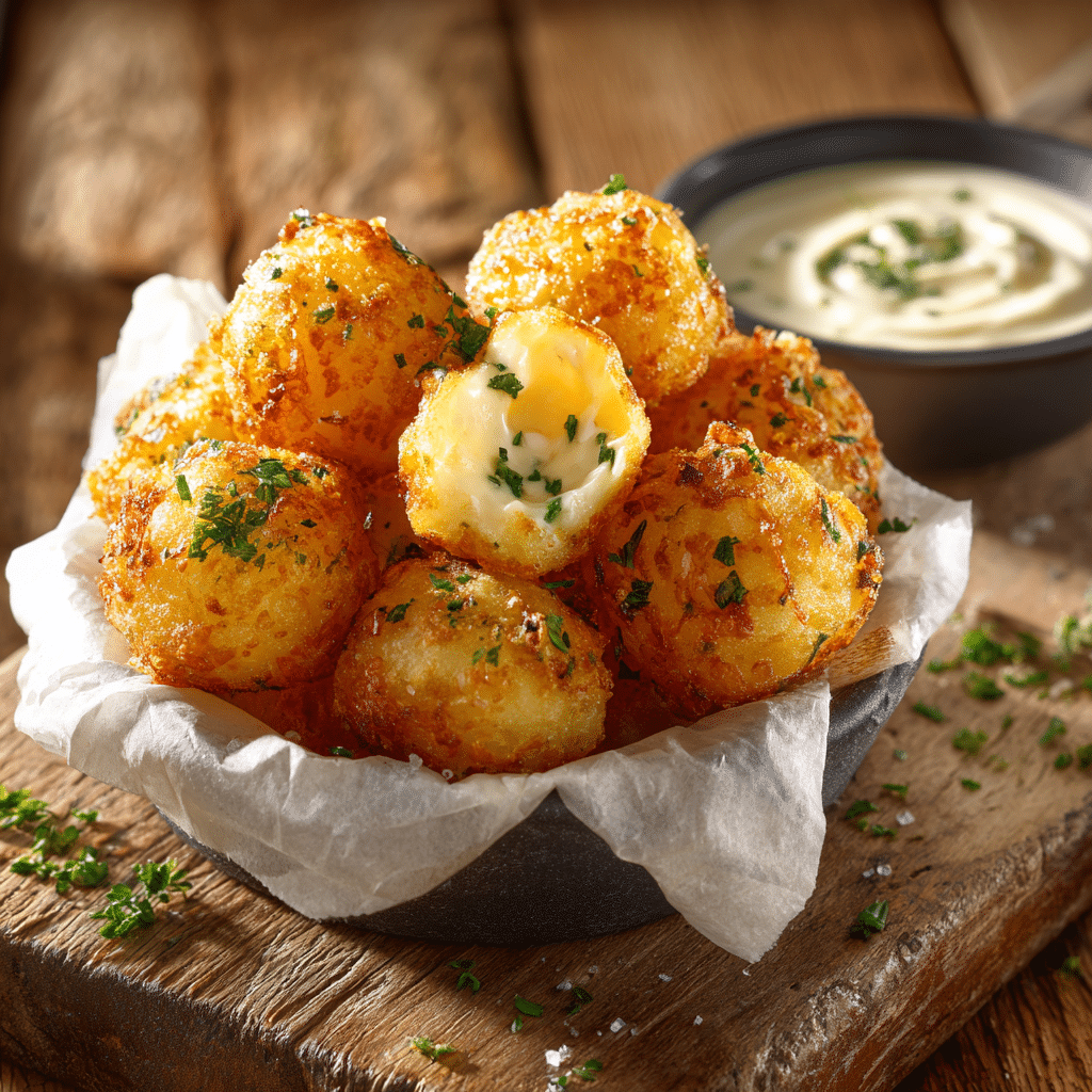 Cheesy Potato Bites Recipe