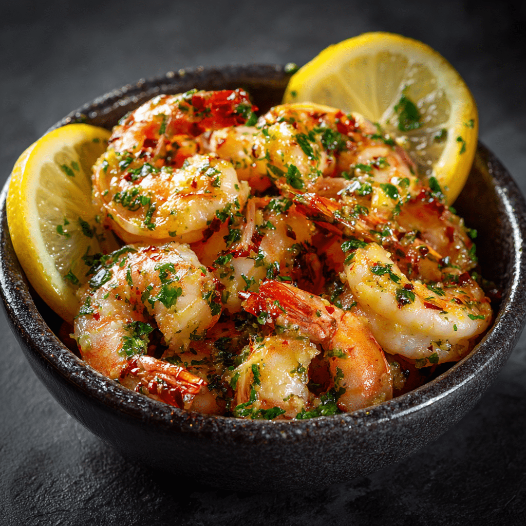 Garlic Shrimp Snack Bowl Recipe