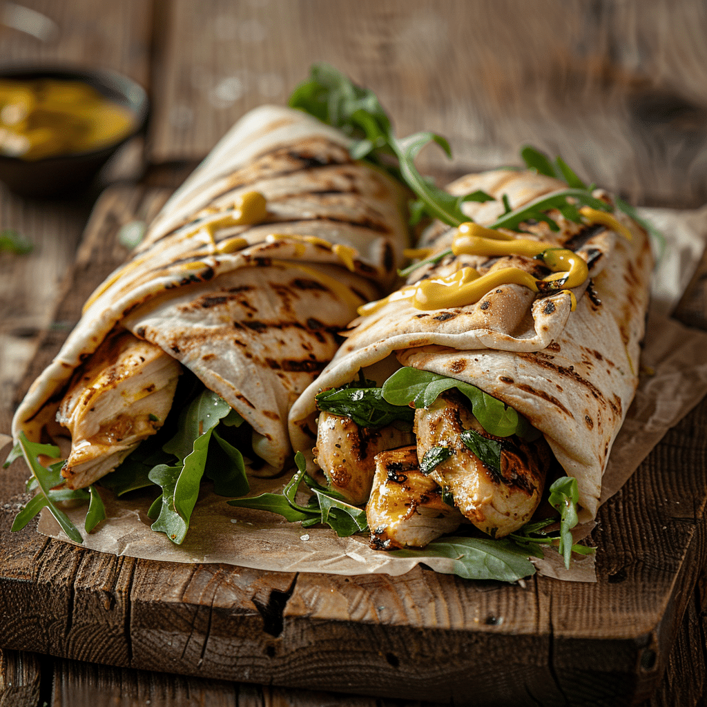 Honey Mustard Chicken Wrap Recipe