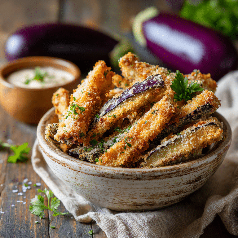 Crispy Baked Eggplant Fries: A Healthy Snack Delight Recipe